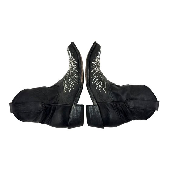 Size‎ 8 Old Gringo Eagle Swarovski Crystals Snip Toe Ankle Cowboy Cowgirl Boots - Picture 6 of 14